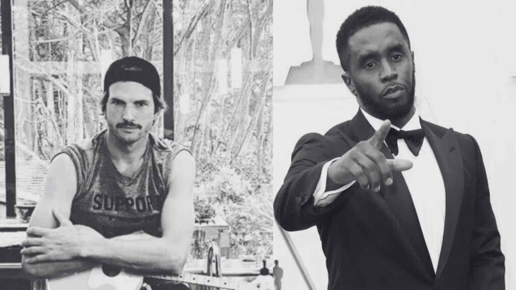 Ashton_Kutcher and Sean ‘Diddy’ Combs. Two men caught in the fight against sex trafficking